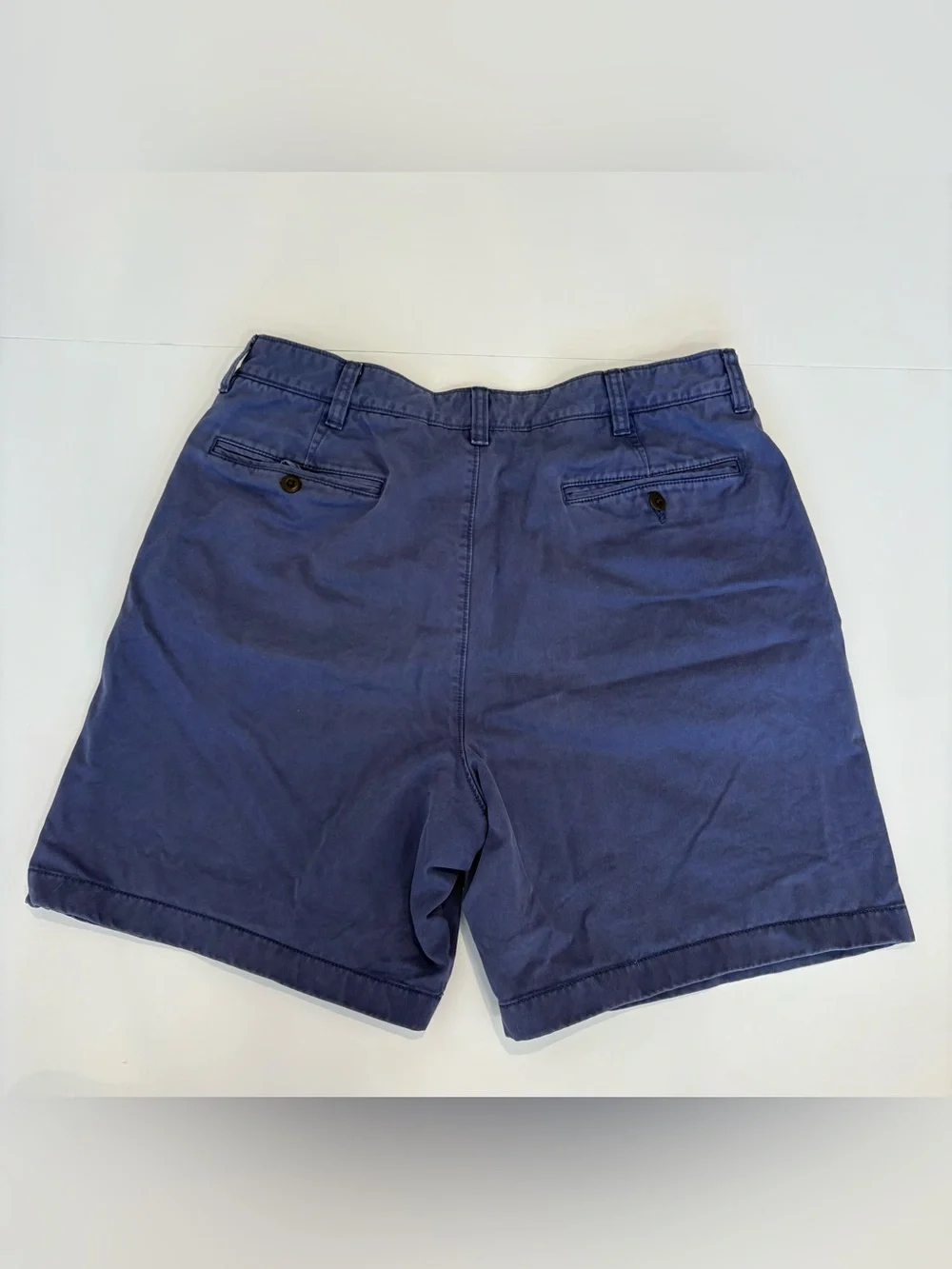 J. Crew Men's Blue Flat-Front Classic Shorts 33